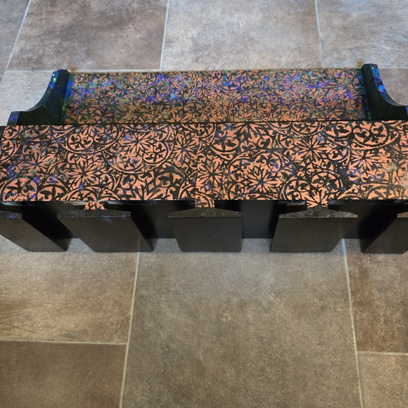 HANDCRAFTED Upcycled Wood Wine Rack HANDPAINTED Bar Decor Wall Art Decor - Picture 11 of 17